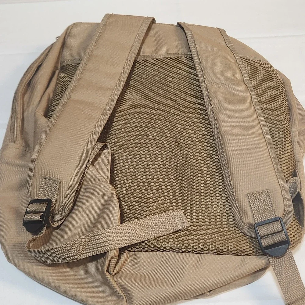 NRA-ILA Embroidered Logo Tan Tactical Backpack MOLLE Style Day Pack USA Eagle‎